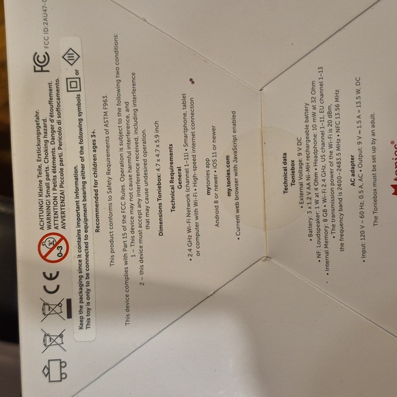 NEW--TONIES Starter Set - Blue - Picture 6 of 6